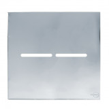 Placa p/ 2 Interruptores 4x4 - Novara Glass Espelhada